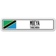 thumbnail image 1 of MBEYA TANZANIA Street Sign Tanzanian flag city country road wall gift, 1 of 5