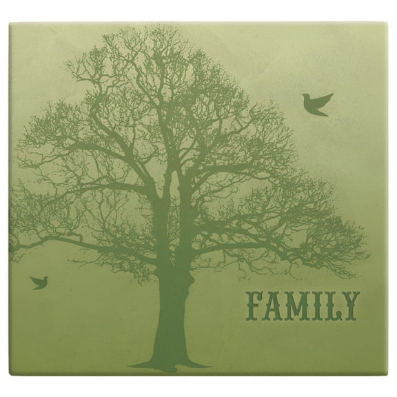 MCS MBI 13.5x12.5 Inch Family Tree Scrapbook Album with 12x12 Inch Pages (860094) , Green