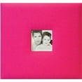 thumbnail image 1 of MBI Fashion Fabric Post Bound Album W/Window 12"X12"-Hot Pink, 1 of 2
