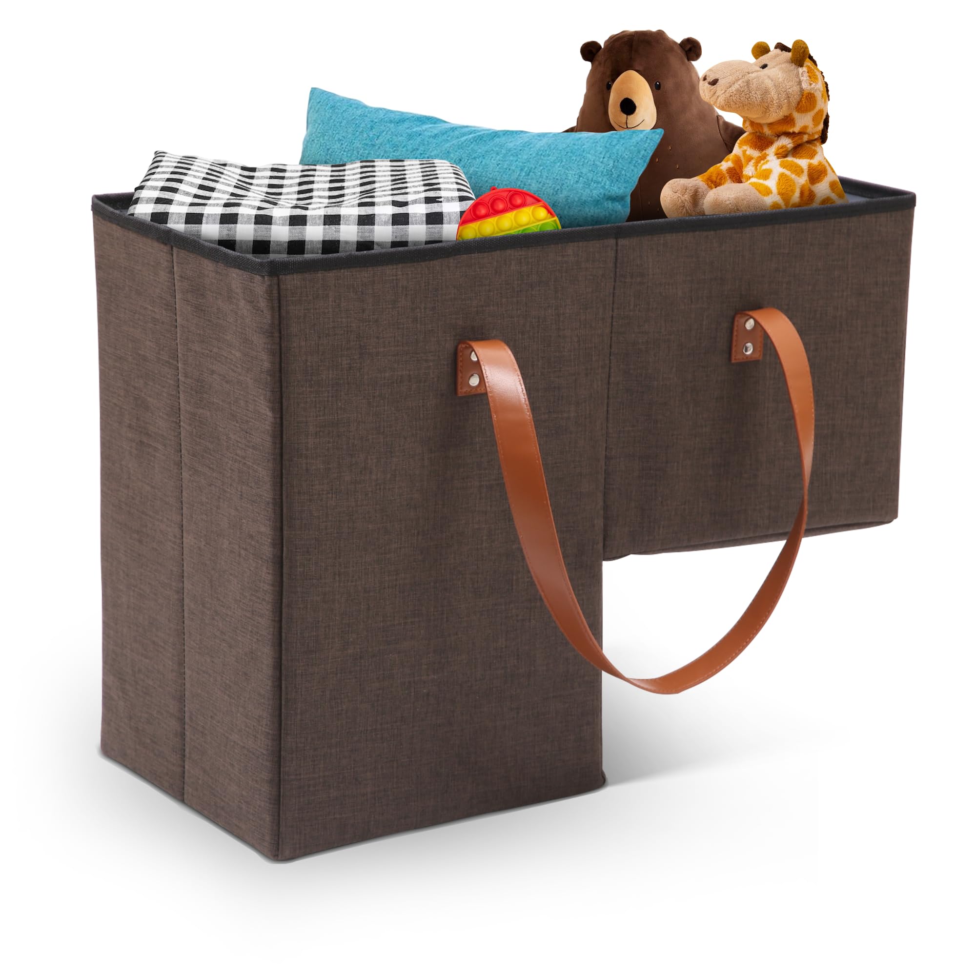 Okaydehi L Shape Stair Baskets Foldable Stair Basket for 16” Stairs Stair Baskets Storage