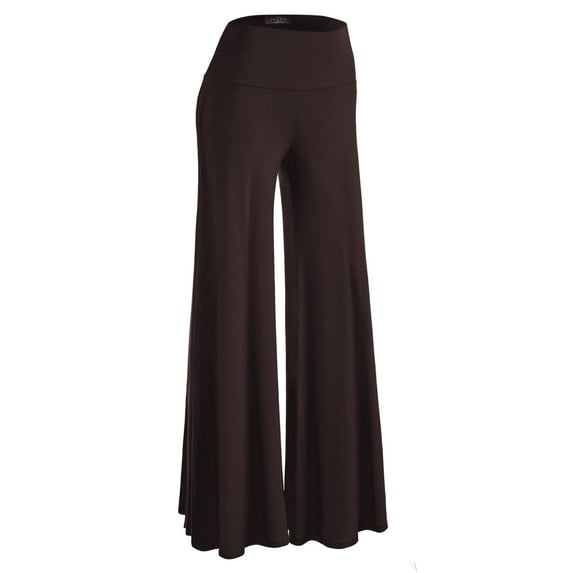 MBJ WB750 Womens Chic Palazzo Lounge Pants XXL BROWN