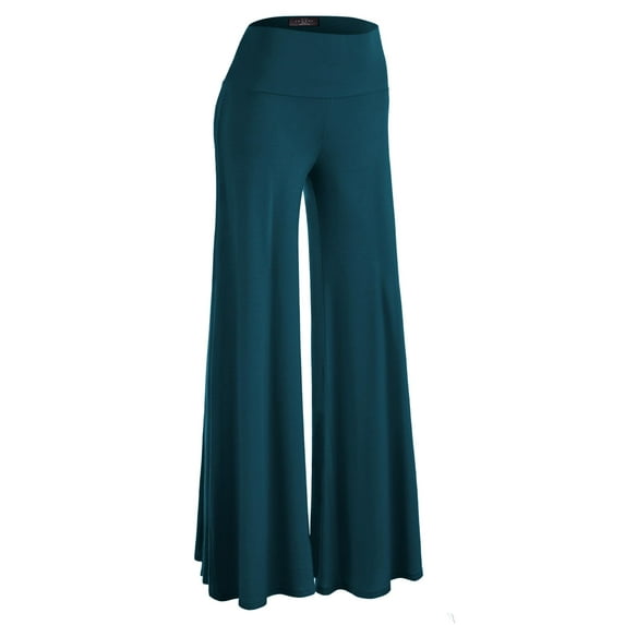 MBJ WB750 Womens Chic Palazzo Lounge Pants XXXL TEAL
