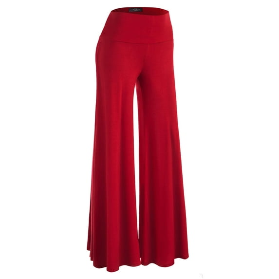 MBJ WB750 Womens Chic Palazzo Lounge Pants XXXXL RED