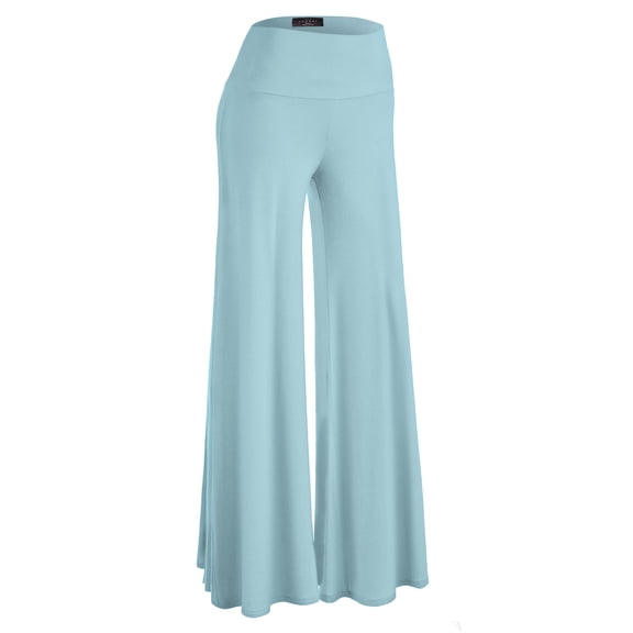 MBJ WB750 Womens Chic Palazzo Lounge Pants XXXXXL LIGHT_BLUE