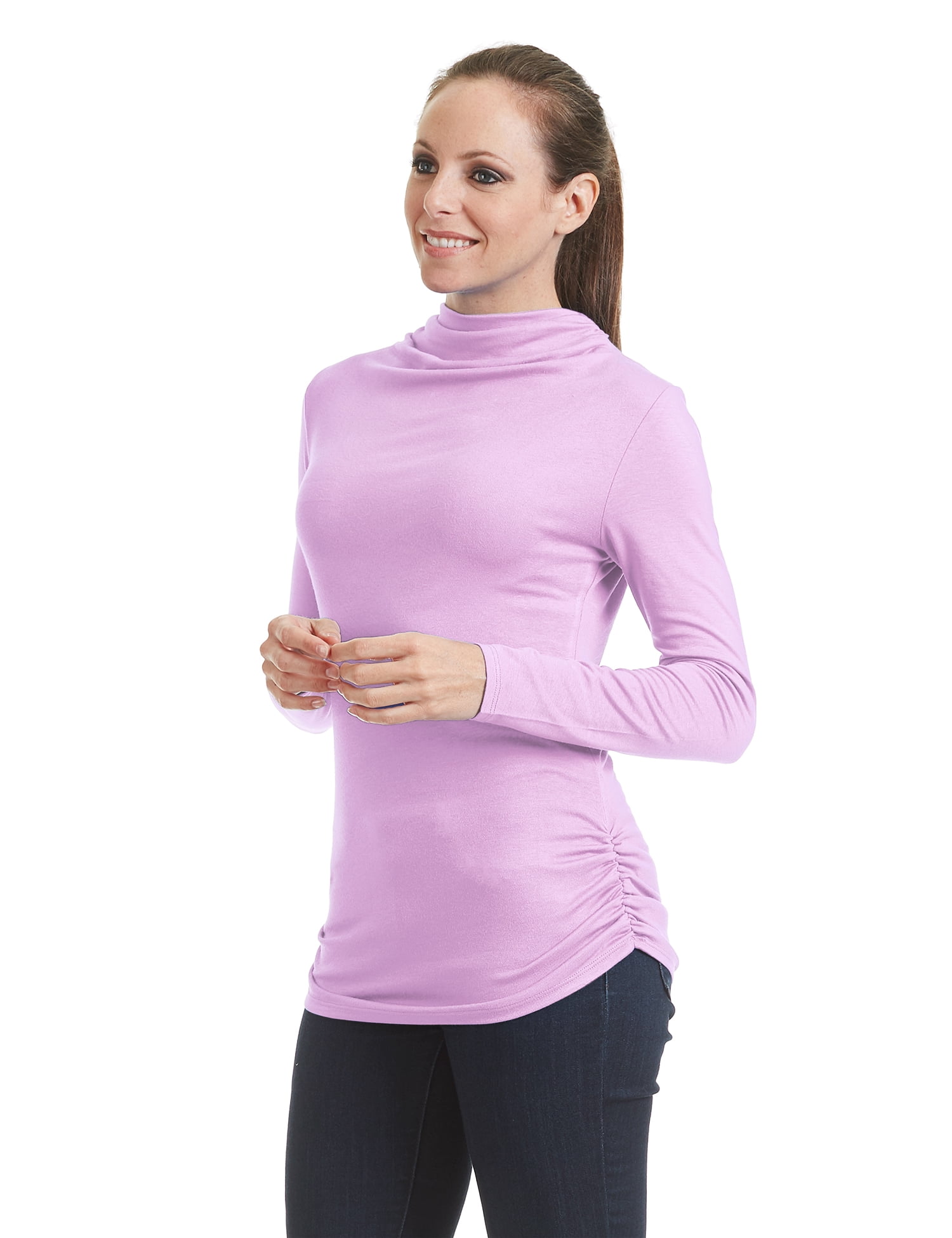 MBJ Women's Batwing Long Sleeve Top - Made In USA Dolman Shirt