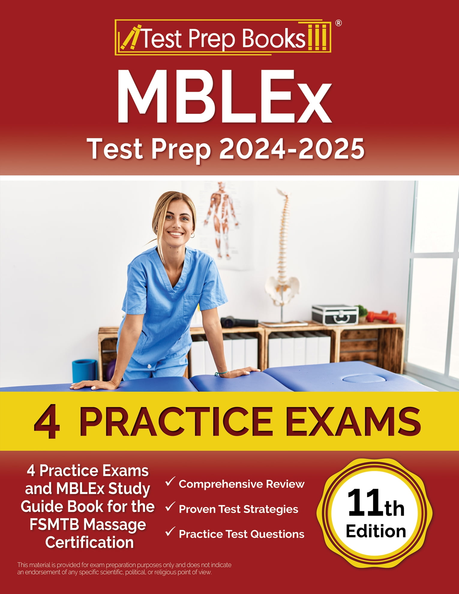 MBLEx Test Prep 20242025 4 Practice Exams and MBLEx Study Guide Book