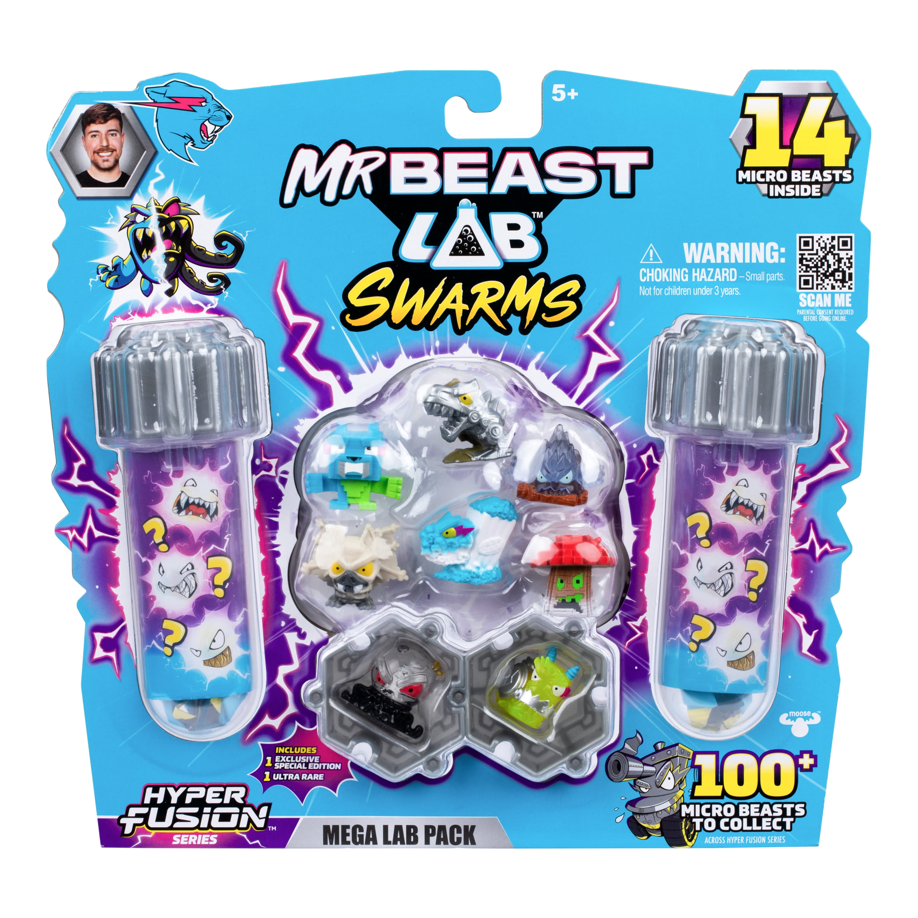MrBeast Lab Swarms Hyper Fusion Series, Mega Lab Pack Includes 14
