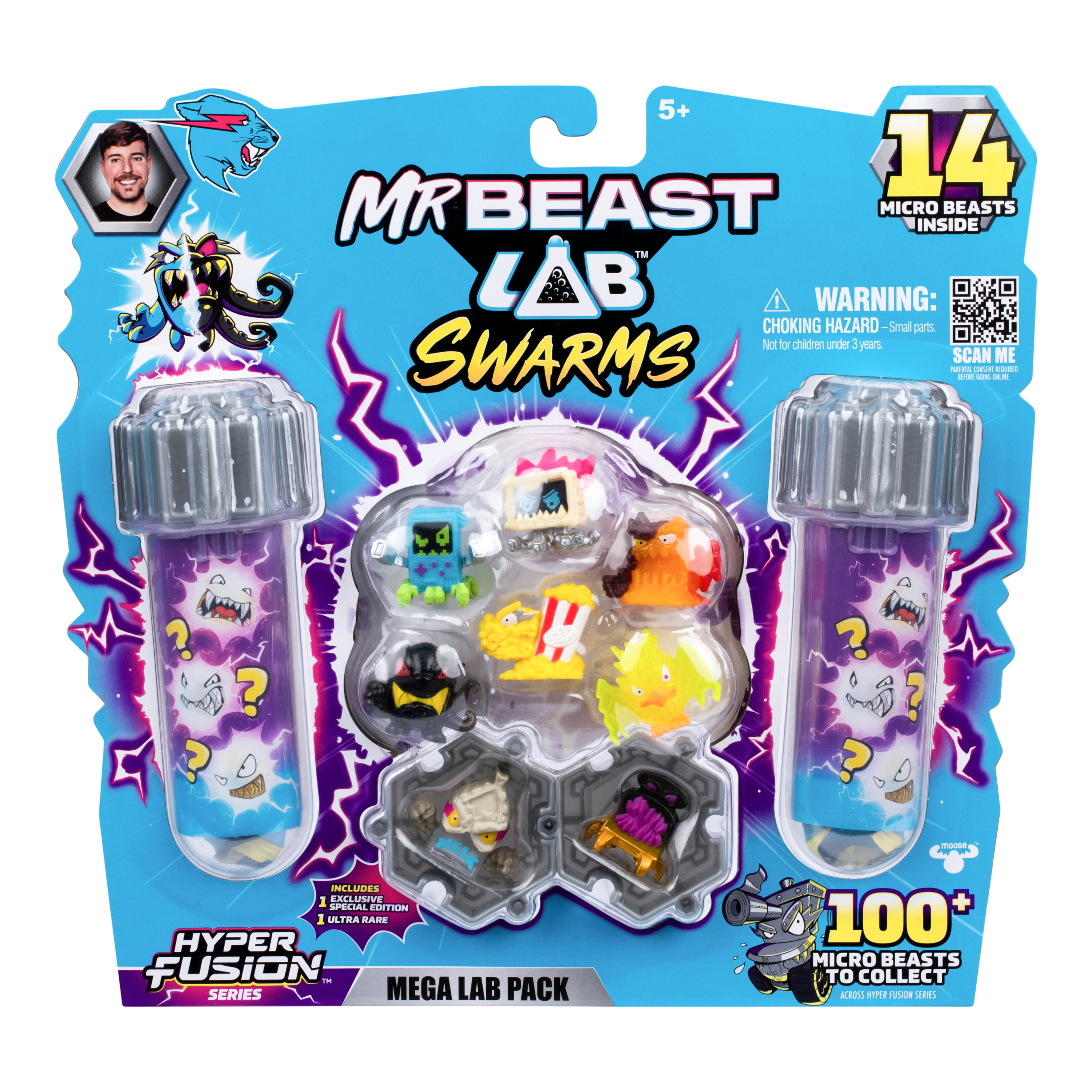 MrBeast Lab Swarms Hyper Fusion Series, Mega Lab Pack Includes 14