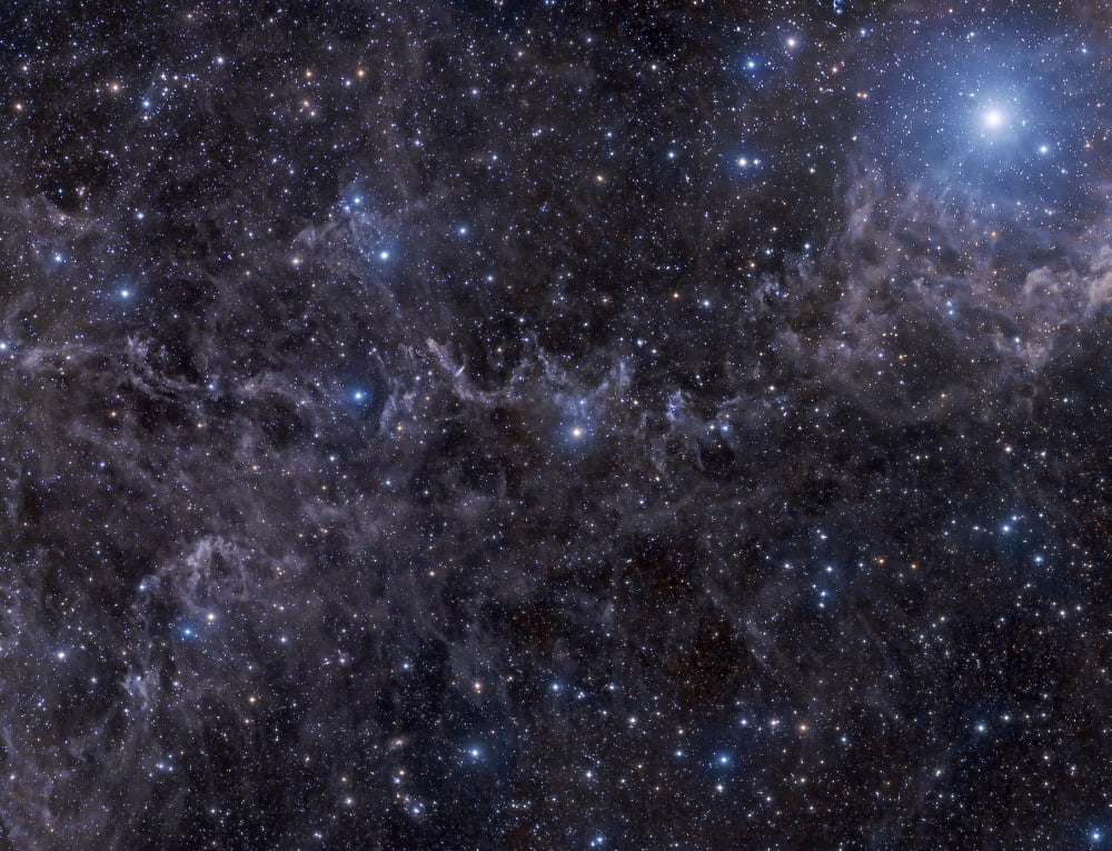 MBM dust complex in Pegasus Canvas Art - John DavisStocktrek Images (32 x 25)