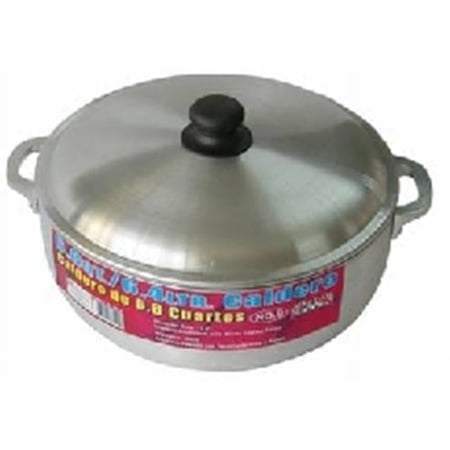 MBR Industries Caldero Alum with Lid 6.7-Quart-6.4L