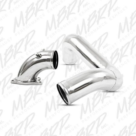 MBRP 05-07 Ford Powerstroke 6.0L Polished Aluminum 3in Driver Side Intercooler Pipe