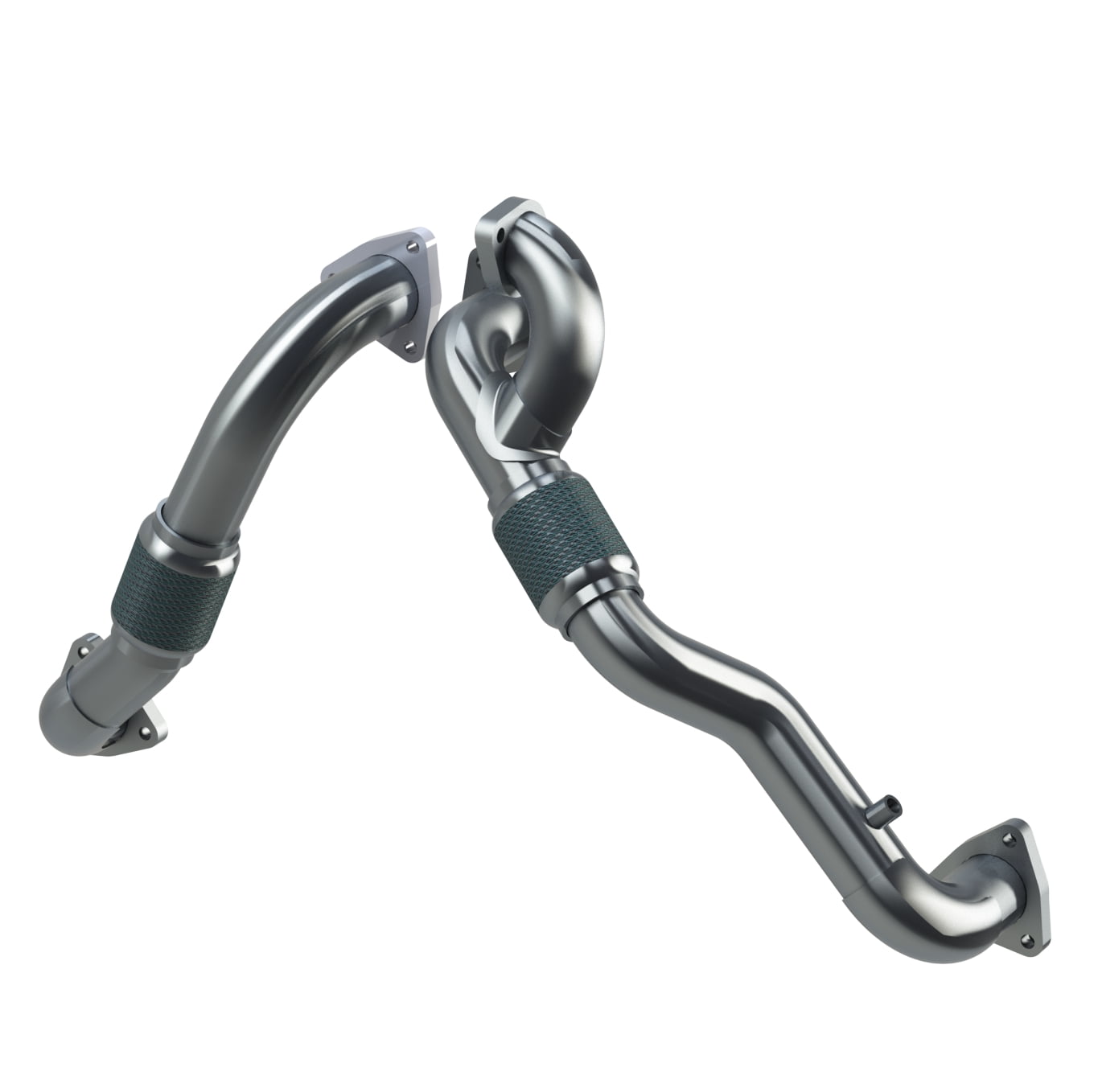MBRP Turbocharger Up Pipe Kit | Ford Powerstroke 6.4L (08-10) (FAL2761) main image 0