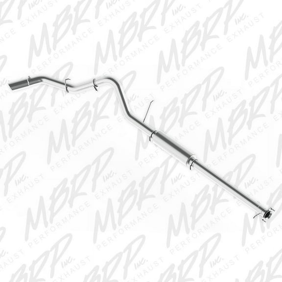 MBRP 11-12 Chevy/GMC 2500HD PU 6.0L V8 Single Side Exit Alum Cat Back Perf Exhaust Fits select: 2011-2019 CHEVROLET SILVERADO, 2011-2019 GMC SIERRA