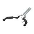 thumbnail image 1 of MBRP 15 Ford Mustang GT 5.0 3in Cat Back Dual Split Rear Race Muffler, Black Coated, 4.5in Tips, 1 of 2