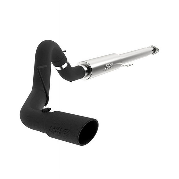 MBRP 2015 Ford F-150 2.7L / 3.5L EcoBoost 4in Cat Back Single Side Black Exhaust System