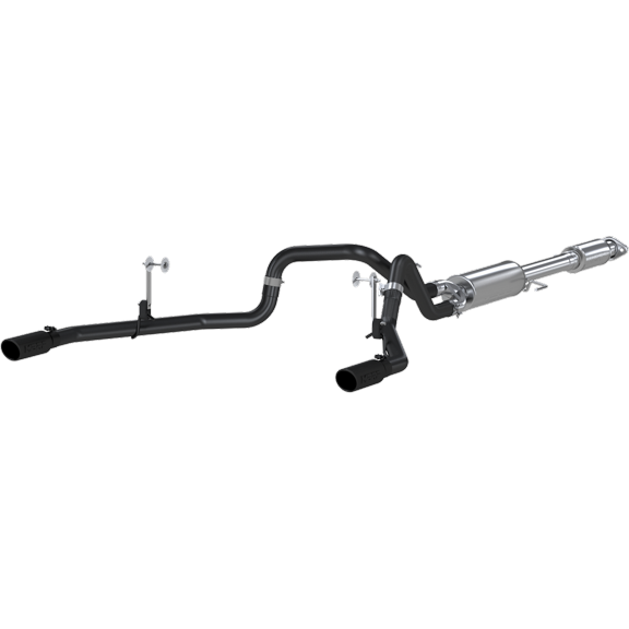 MBRP 2015 Ford F-150 5.0L 3in Cat Back Dual Split Rear Exit Black Exhaust System