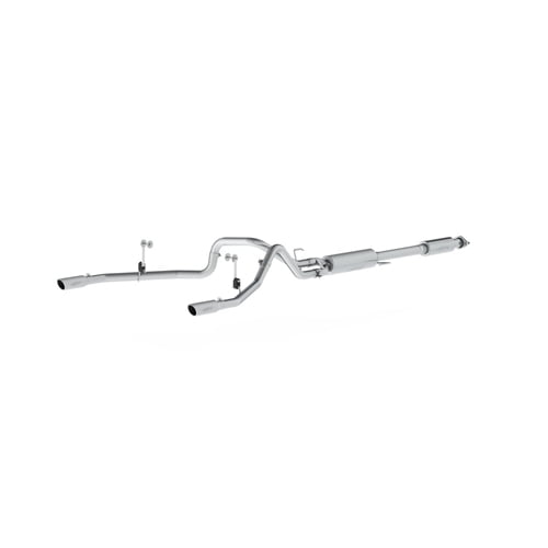 MBRP 2015 Ford F-150 5.0L 3in Cat Back Dual Split Rear Exit T409 Exhaust System