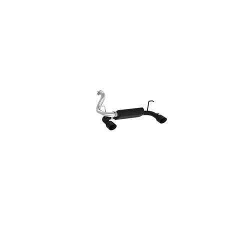 MBRP 2018+ Jeep Wrangler (JL) 3.6L V6 Dual Rear Exit Axle Back BLK Exhaust System