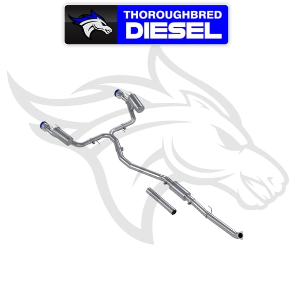 MBRP 22-24 Honda Civic SI 1.5L T304 SS 3in Cat-Back Exhaust 2.5in Dual Split Rear w/ Burnt End Tips