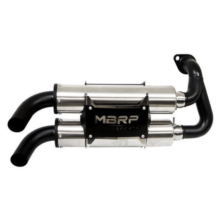 MBRP AT-9519PT - Performance Slip-On Dual Stack Mufflers