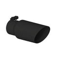 thumbnail image 1 of MBRP Black Series 4in. O.D. Dual Wall Angled Exhaust Tip, 3in. Inlet, 10in. Length, Black, 1 of 2