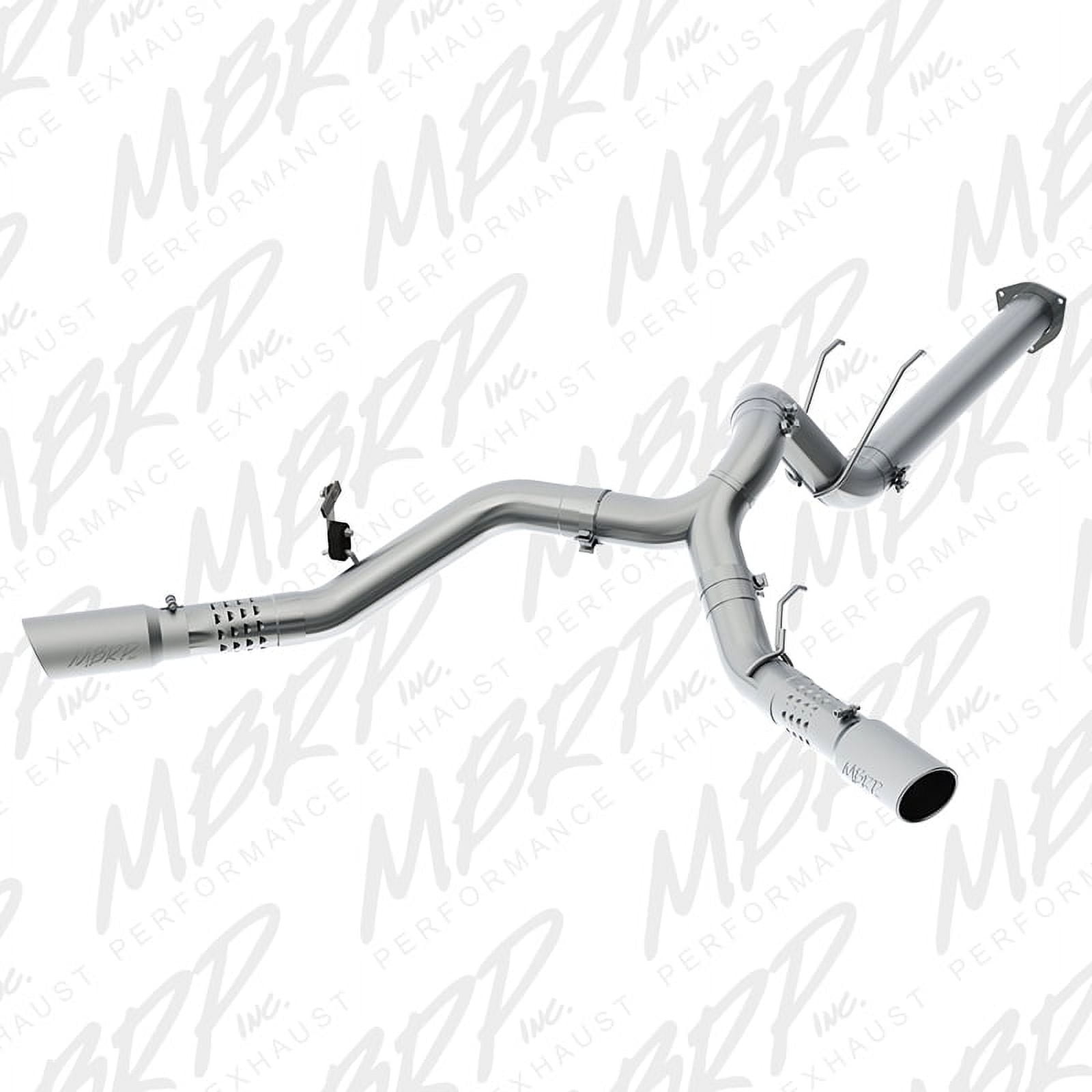 MBRP Cool Duals T409 2017 and Ford F-250/350/450 6.7L 4in Filter Back Vehicle Mufflers