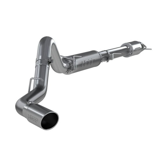 MBRP Exhaust S5093AL Installer Series Cat Back Exhaust System Fits select: 2021 CHEVROLET SILVERADO, 2022 CHEVROLET SILVERADO K2500 HEAVY DUTY LT