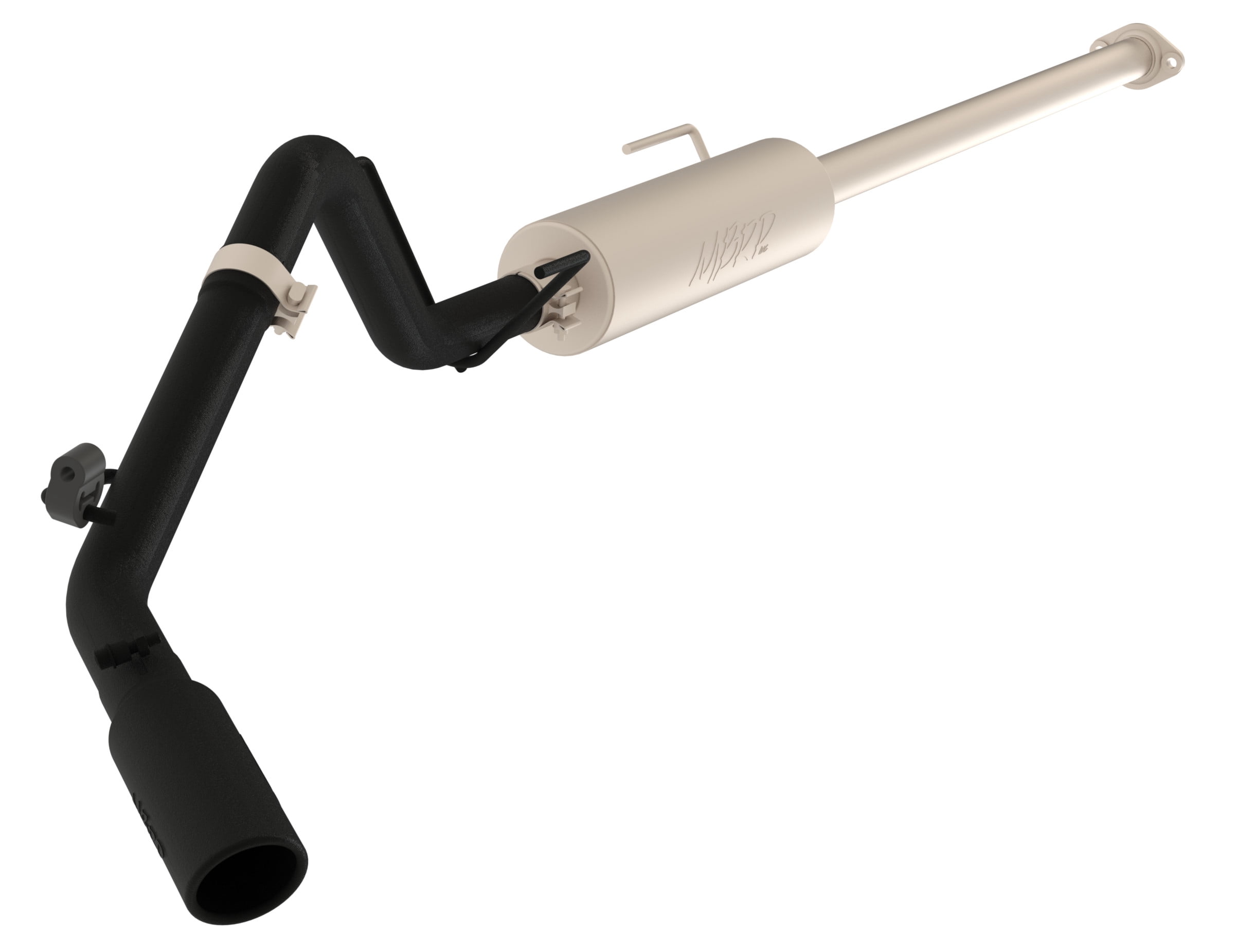 MBRP Exhaust S5326BLK Armor BLK Cat Back Exhaust System Fits 05-15 Tacoma Fits select: 2005-2015 TOYOTA TACOMA