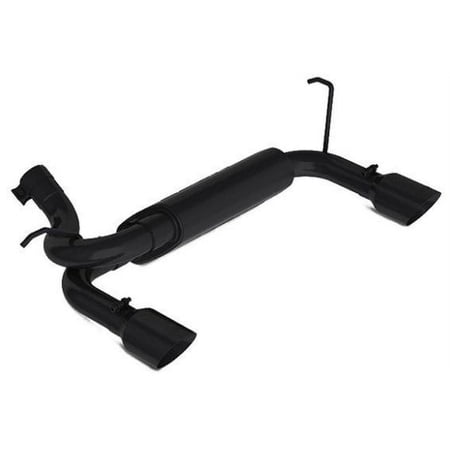 MBRP 2.5" Axle-Back Dual Rear Exit Black Aluminum Steel Exhaust System - S5528BLK