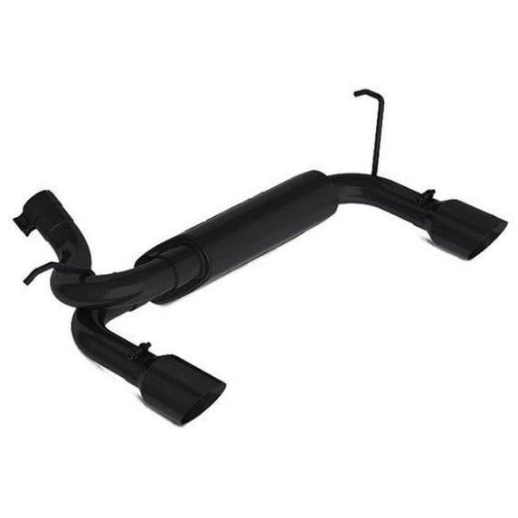 MBRP S5528BLK Axle-Back Exhaust - ARMOR BLK Series 2-1/2 in Diameter - Stainless Tip - Steel - Black Powder Coat