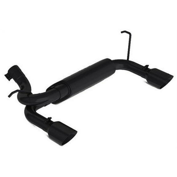 MBRP S5528BLK Axle-Back Exhaust - ARMOR BLK Series 2-1/2 in Diameter - Stainless Tip - Steel - Black Powder Coat