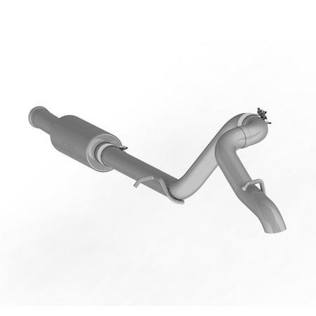 MBRP S5531304 Exhaust System, Pro Series Cat Back 2.5 in. Single Rear Exit T304 for 2018-2019 Jeep Wrangler Unlimited Sahara