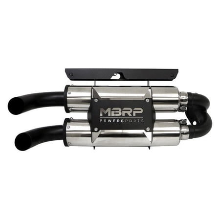 MBRP AT-9517PT - Performance Slip-On Dual Stack Mufflers
