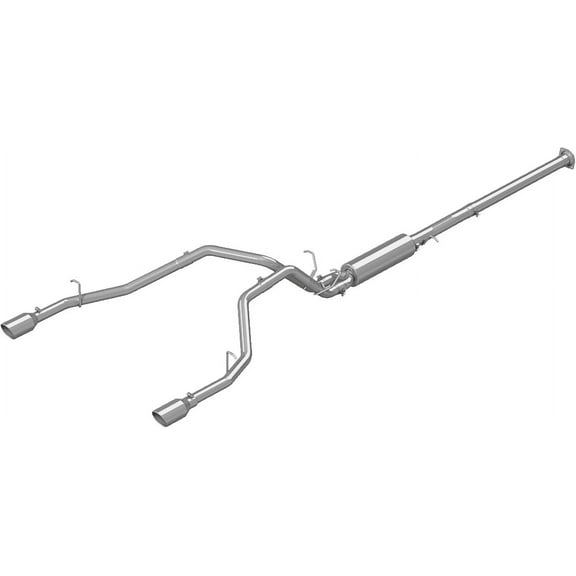 MBRP Ram 1500 57L Cat Back Dual Split Rear Exhaust 25" with 45" Tip