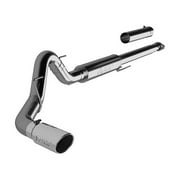 MBRP S5259AL Cat Back 4 Inch Inlet Steel Side Exit Exhaust Tailpipe Fits select 2015-2016 FORD F150, 2019 FORD F150 SUPERCREW