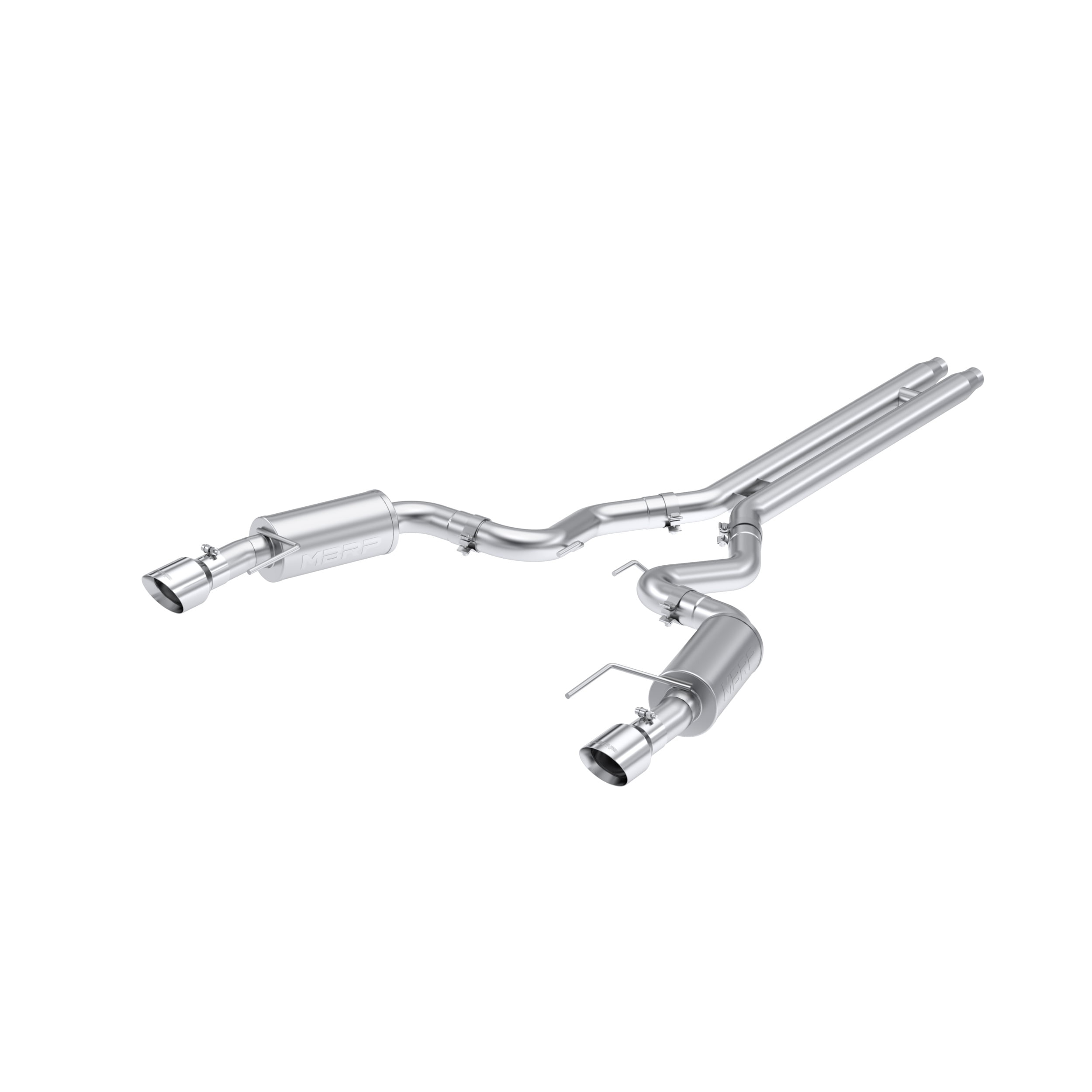 MBRP S7251AL 3" Dual Split Rear Aluminized Exhaust For 2024 Mustang GT