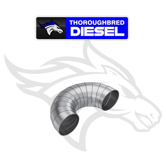 MBRP T304 Stainless Steel 2.5in Dia 180 Deg Universal Pie Cut Kit