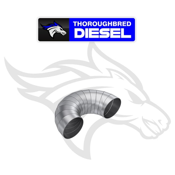 MBRP T304 Stainless Steel 3.5in Dia 180 Deg Universal Pie Cut Kit