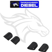 MBRP T5198BLK Quad Tip Exhaust 4-Inch Cover Kit for 15-24 Ford Mustang