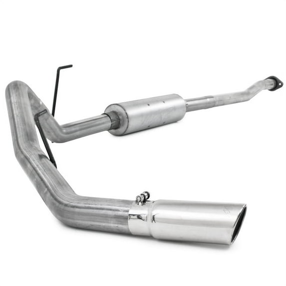 MBRP Universal Aluminized Cat Back Single Side Muffler for 2011-2014 Ford F150 V6 Ecoboost
