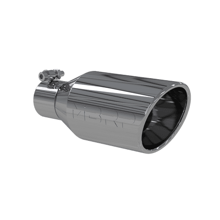 MBRP Universal Tip 4.5 O.D. Angle Rolled End 2.5 Inlet 11in Length - T304