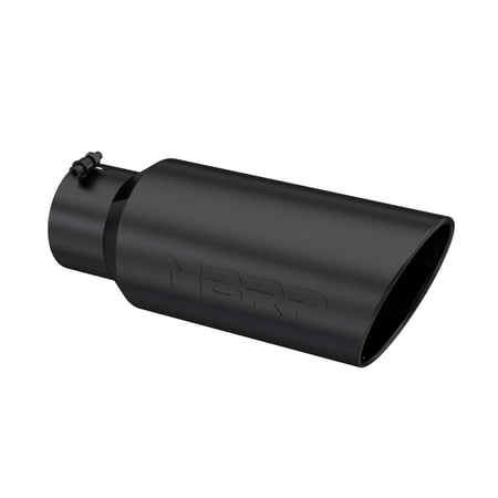 MBRP Universal Tip, 7in O.D, 5 Inches Inlet, 18 Inches, Black, Vehicle Mufflers