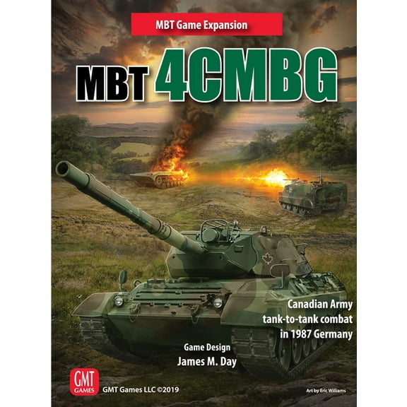 MBT Board Game Expansion 4CMBG Canadian Army Tank to Tank Combat in 1987 Germany