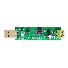 MBUS Slave Communication Module USB Interfaces Isolated Design Supports UART High Stability 12V-42V Adjustable