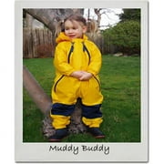 MBY-001 Muddy Buddy Waterproof Rain Suit- Yellow- Size 12mo