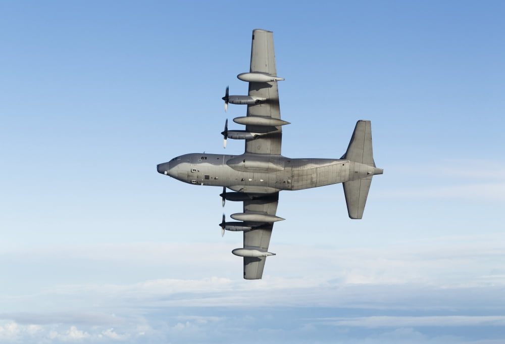 MC-130P Combat Shadow Canvas Art - Gert KromhoutStocktrek Images (35 x 24)
