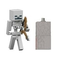 thumbnail image 1 of Minecraft Skeleton Action Figure & Accessory Set, 3.25-inch Scale Collectible Toy & Building Piece, 1 of 6