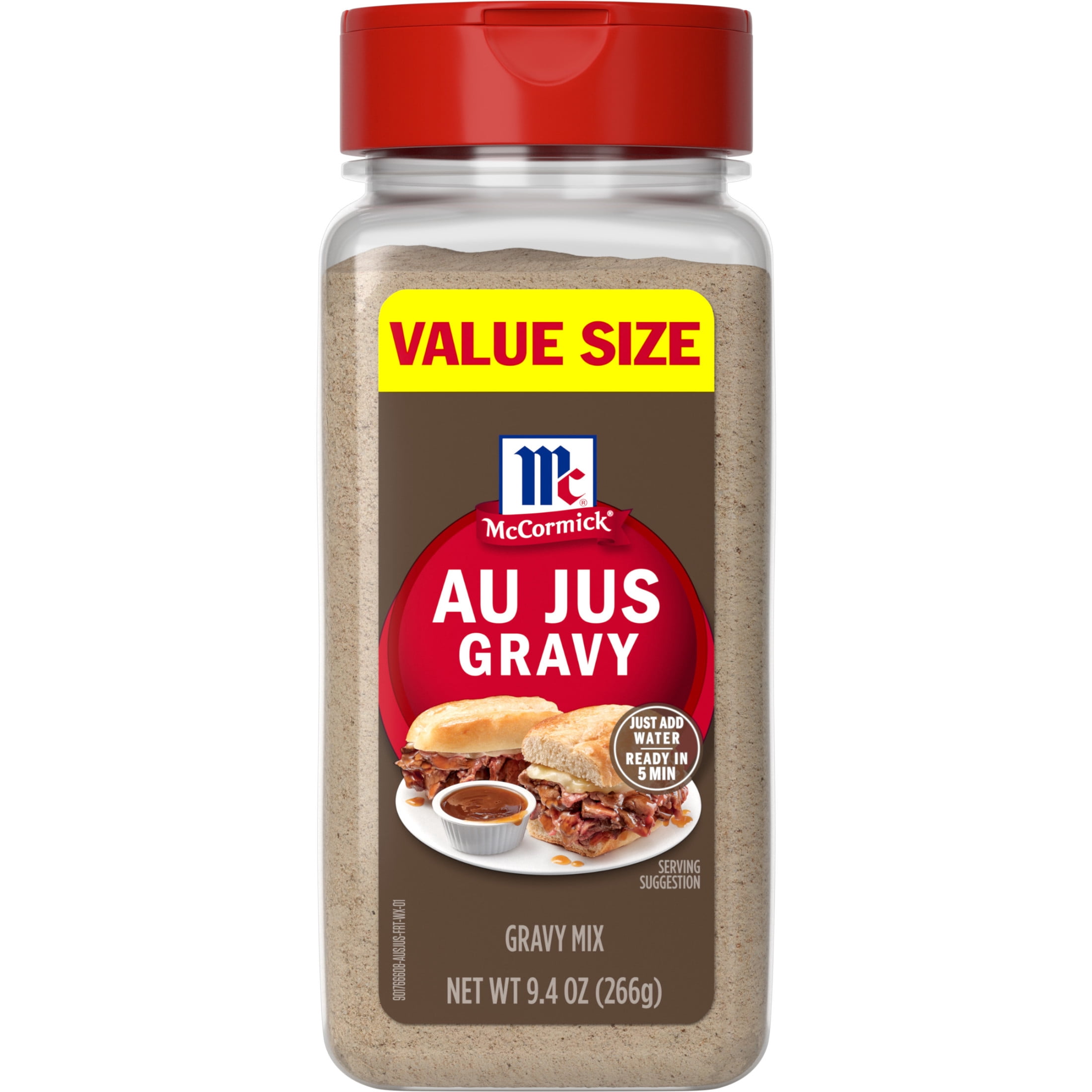 McCormick Au Jus Gravy Mix, 9.4 oz Bottle