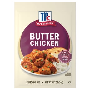 McCormick Butter Chicken Seasoning Mix, 0.87 oz Packet
