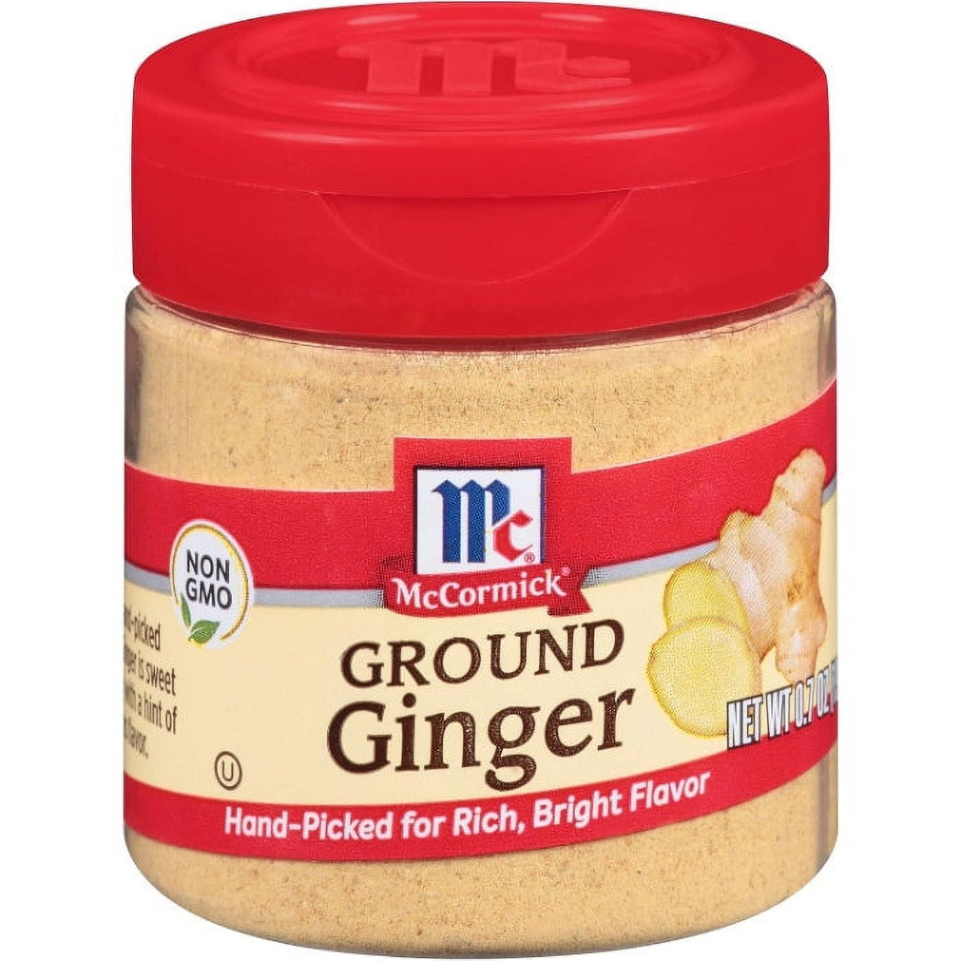 MC CORMICK SPICE GINGER GROUND 0.7 OZ Pack of 6